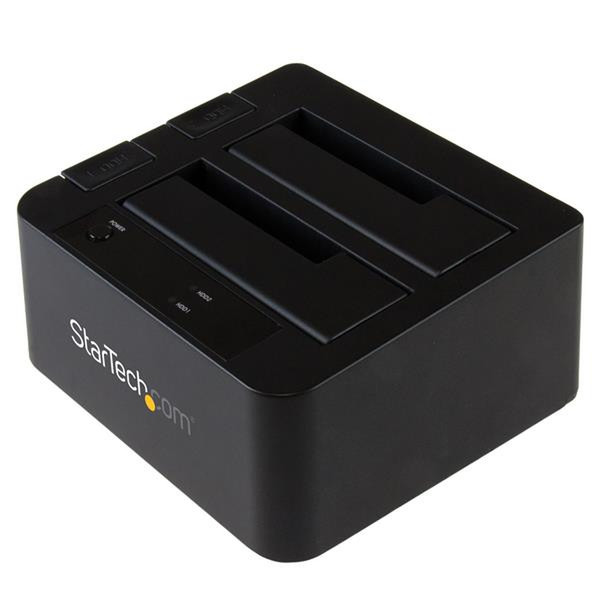 StarTech.com USB 3.1 (10 Gbit/s) Dual-bay Festplatten Dockingstation für 2,5" / 3,5" SATA SSD / HDD