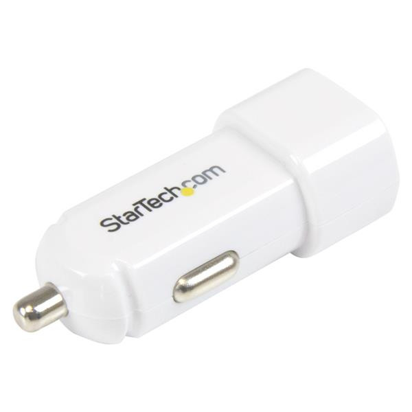StarTech.com USB2PCARWH Авто Белый зарядное для мобильных устройств