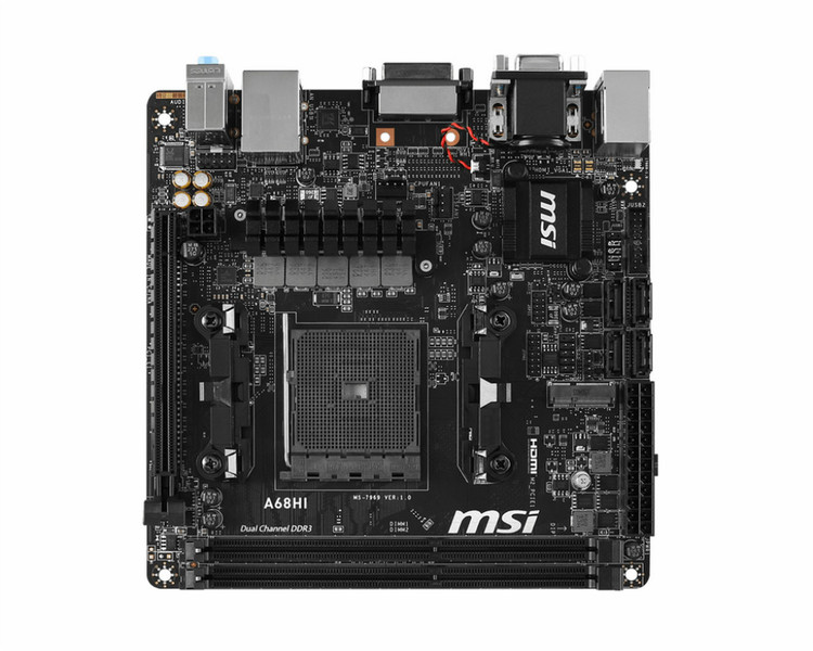 MSI A68HI AMD A68H Socket FM2+ Mini ITX motherboard