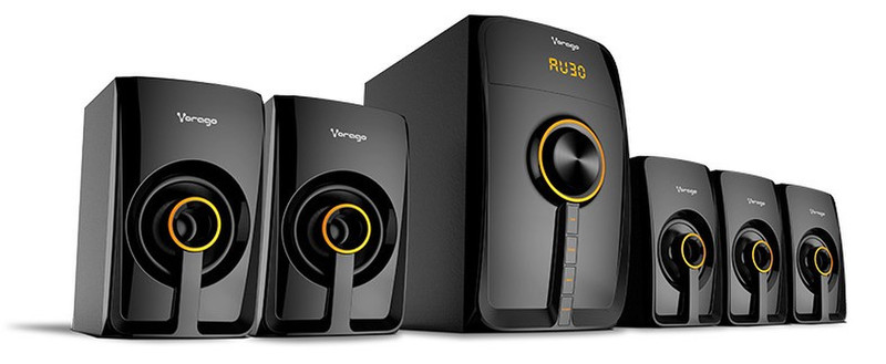 Vorago SPB-500 5.1 50Вт Черный набор аудио колонок