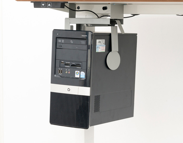 Kenson 1003SI Desk-mounted CPU holder Cеребряный держатель для ПК
