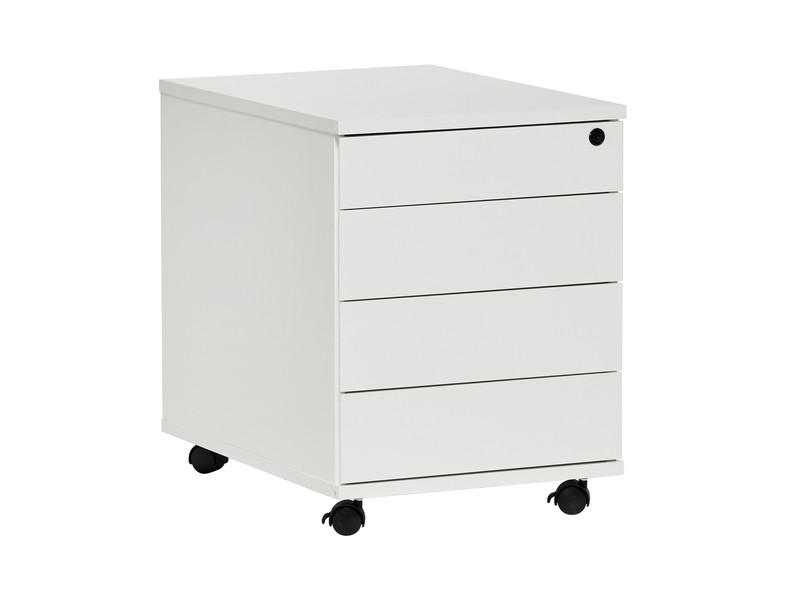 Kenson C3858WH White office drawer unit