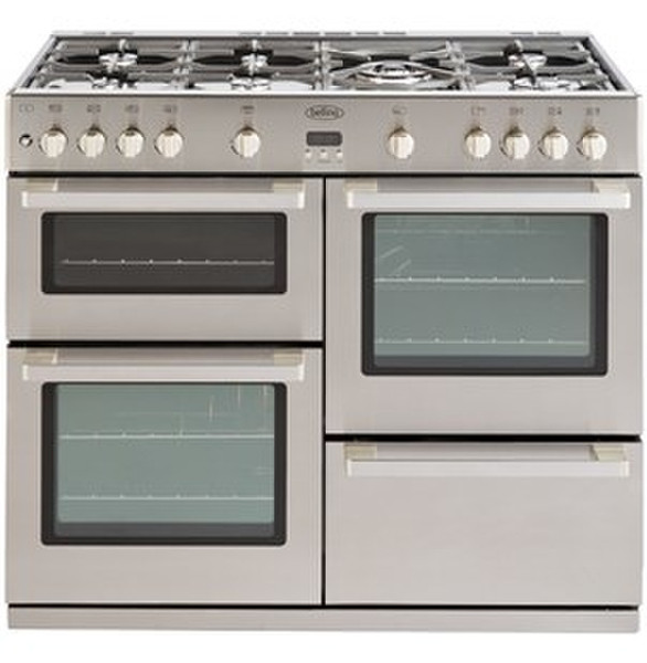 Belling DB4 100G Professional Отдельностоящий Gas hob Нержавеющая сталь