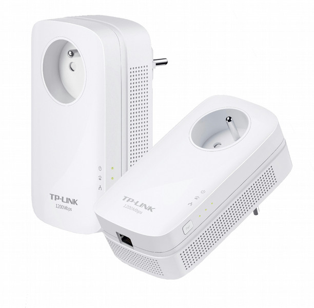 TP-LINK TL-PA8015P KIT 1200Mbit/s Ethernet LAN White 2pc(s) PowerLine network adapter
