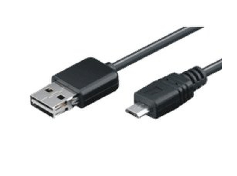 M-Cab 7003045 1м USB A Micro-USB B Черный кабель USB