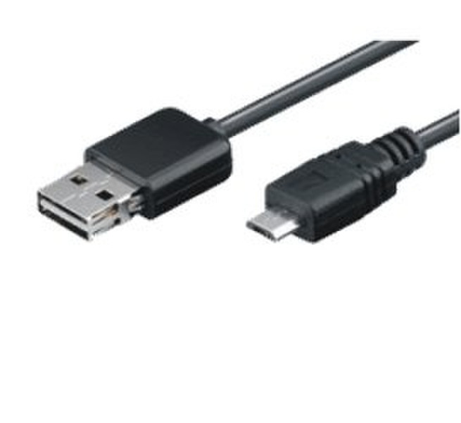 M-Cab 7003046 2м USB A Micro-USB B Черный кабель USB