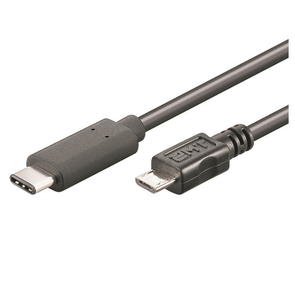 M-Cab 7001316 0.6m USB C Micro-USB B Schwarz USB Kabel