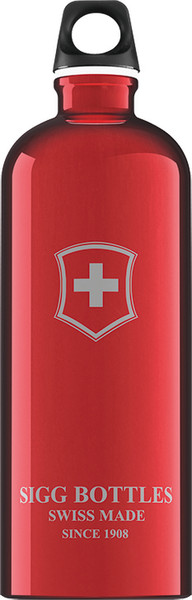 SIGG 1.0 L Swiss Emblem 1000мл Красный бутылка для питья