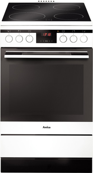 Amica SHI 11586 W Freistehender Kocher Combi hob A Weiß Küchenherd