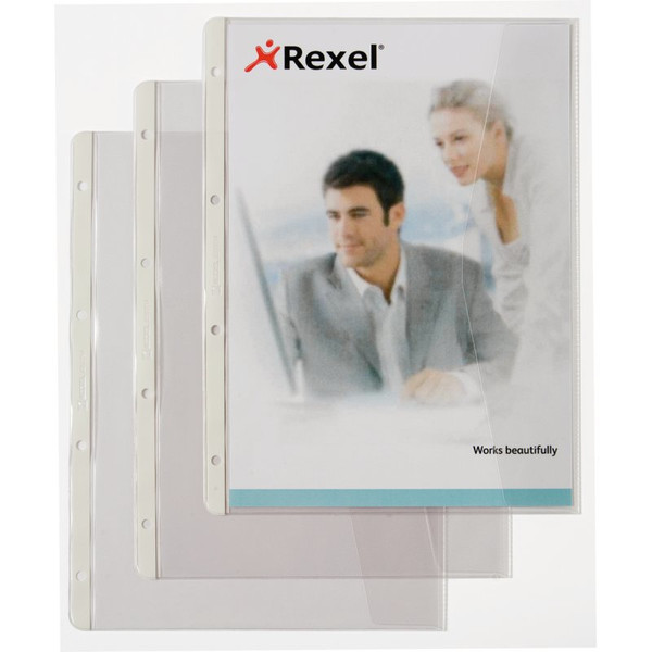 Rexel Document wallet with folding f sheet protector