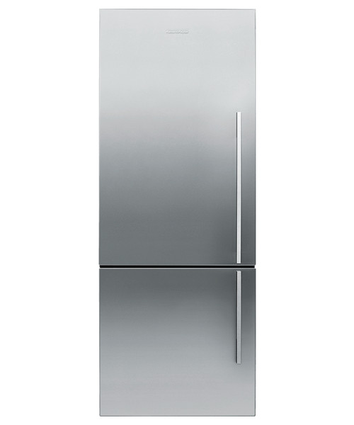 Fisher & Paykel E402BLXFD4 freestanding 273L 91L A+ Silver fridge-freezer
