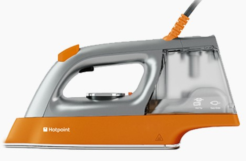 Hotpoint IIC50AA0 Steam iron SteamGlide soleplate 2400W Orange iron