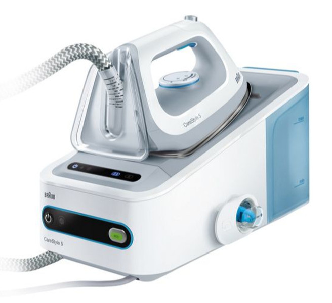Braun CareStyle 5 IS 5022 WH Contro 2400W 1.4L Eloxal soleplate Blue,White steam ironing station