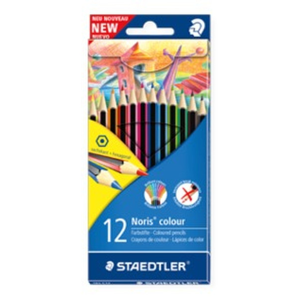 Staedtler Noris Colour 185 Мульти 12шт цветной карандаш
