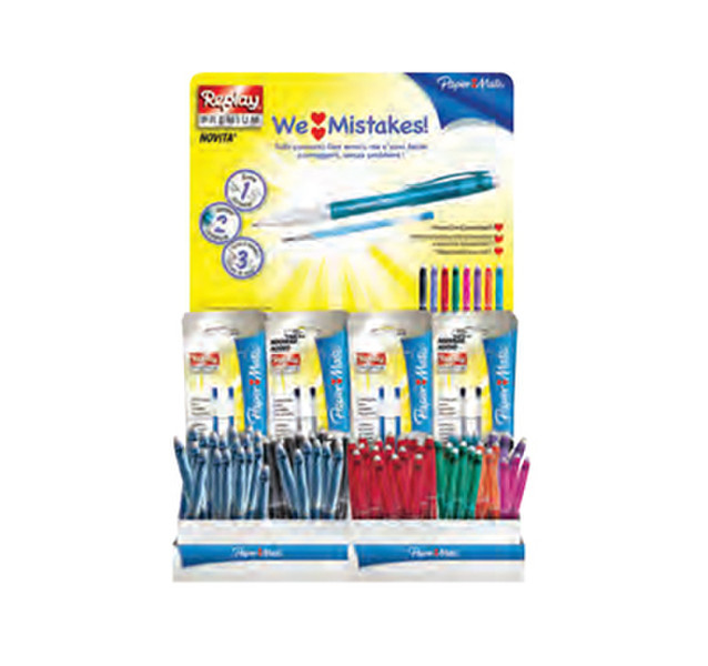 Papermate 1925706 Capped gel pen Black,Blue,Green,Orange,Pink,Red,Turquoise,Violet Medium 72pc(s)
