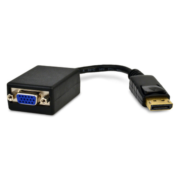 Viewsonic CB-00011486 DisplayPort VGA Черный кабельный разъем/переходник
