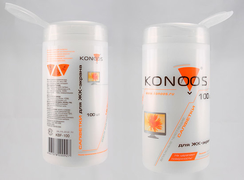 Konoos KBF-100 дезинфицирующие салфетки