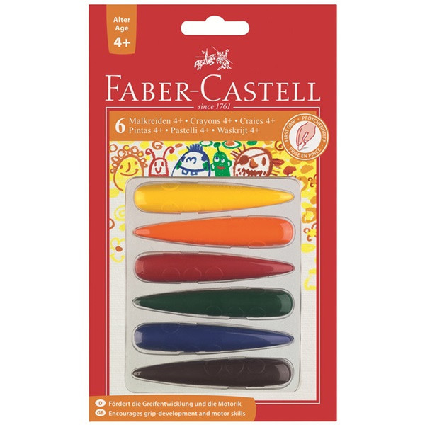 Faber-Castell 120404 6шт цветной карандаш