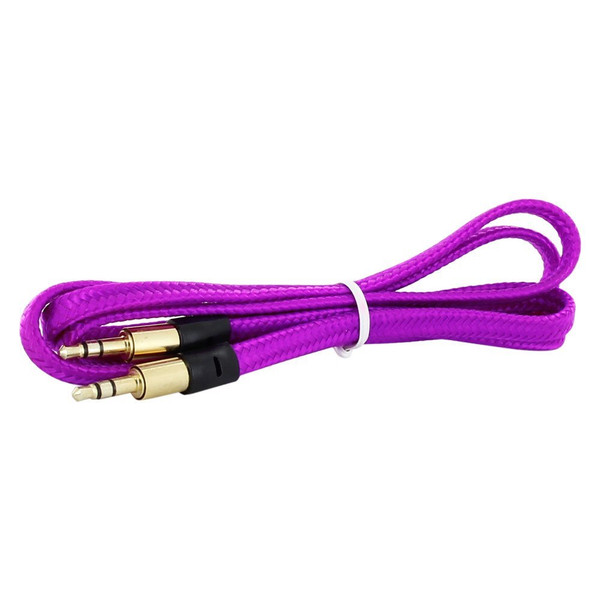 Skque MX-270975-PPL 1м 3.5mm 3.5mm Пурпурный аудио кабель