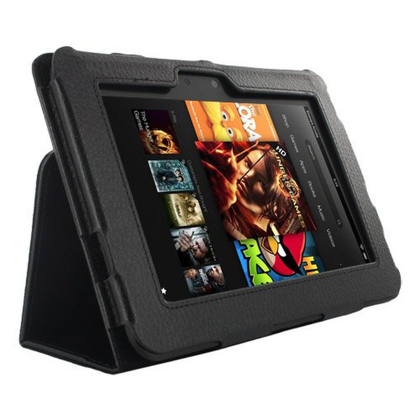 Skque AMZ-KIN-FI-HD-LTHR-B 7Zoll Blatt Schwarz Tablet-Schutzhülle