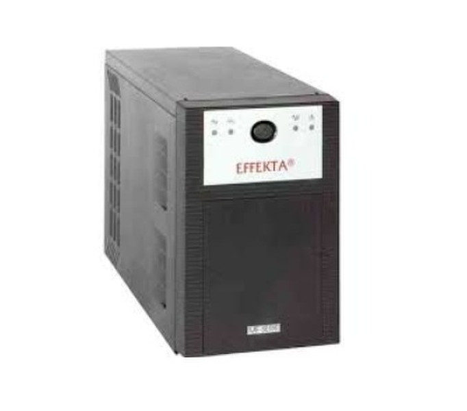 EFFEKTA ME Line-Interactive 600VA 3AC outlet(s) Tower Black uninterruptible power supply (UPS)