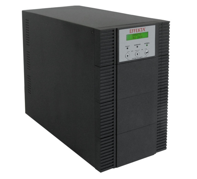 EFFEKTA MKD 3000 Double-conversion (Online) 3000VA 4AC outlet(s) Tower Black uninterruptible power supply (UPS)