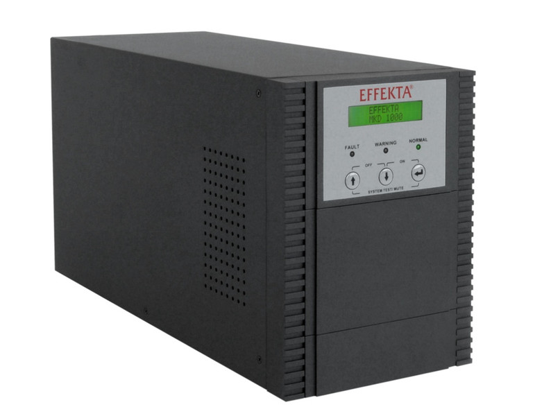 EFFEKTA MKD 700 Double-conversion (Online) 700VA 4AC outlet(s) Tower Black uninterruptible power supply (UPS)