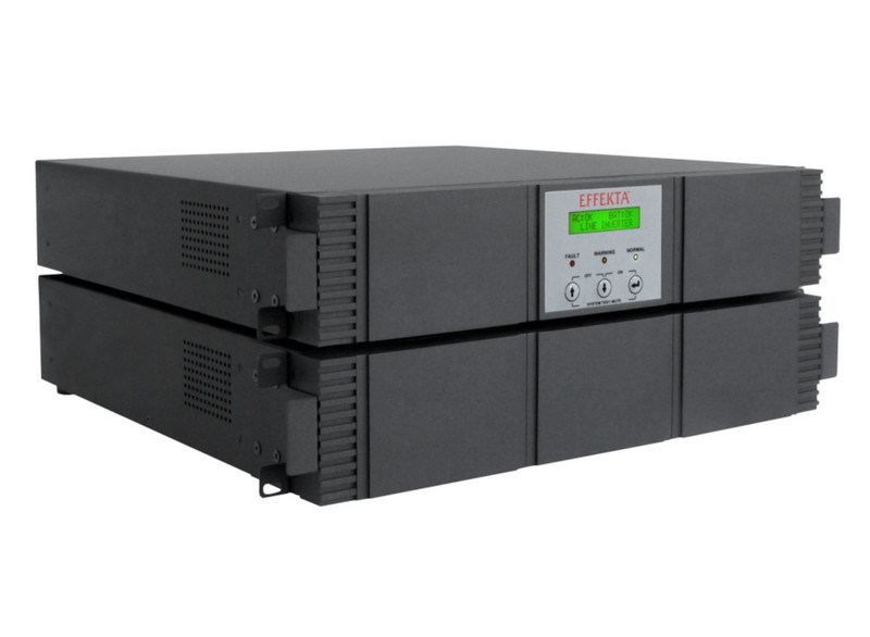EFFEKTA MKD-RM 1000 Double-conversion (Online) 1000VA 4AC outlet(s) Rackmount Black uninterruptible power supply (UPS)