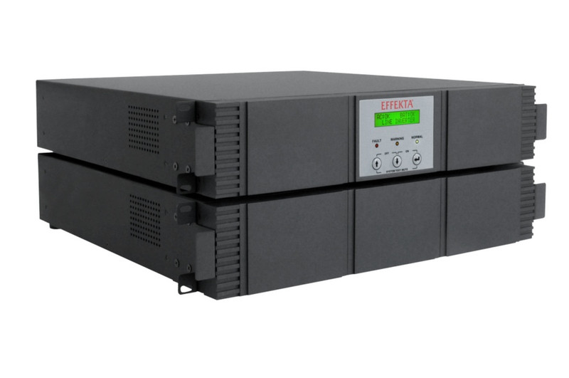 EFFEKTA MKD-RM 2000 Double-conversion (Online) 2000VA 4AC outlet(s) Rackmount Black uninterruptible power supply (UPS)