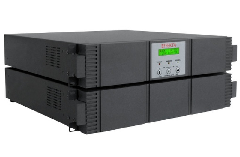 EFFEKTA MKD-RM 700 Double-conversion (Online) 700VA 4AC outlet(s) Rackmount Black uninterruptible power supply (UPS)