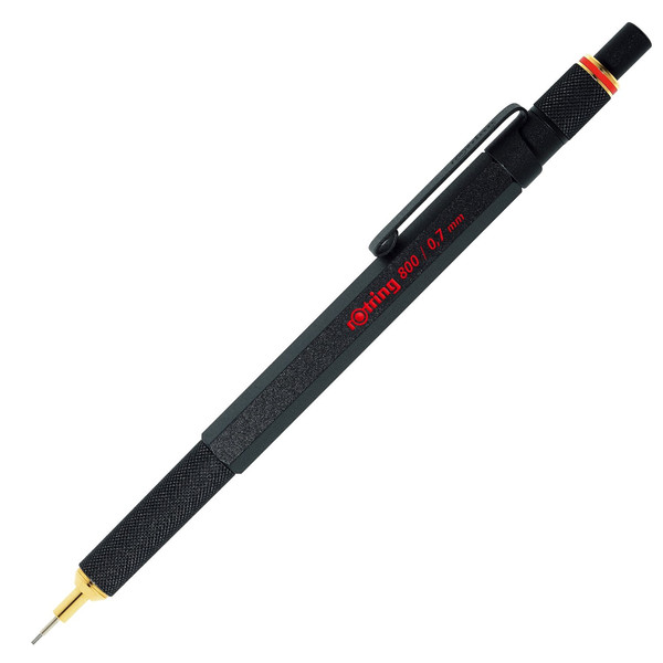 Rotring 1904446 Clip-on retractable ballpoint pen Black ballpoint pen