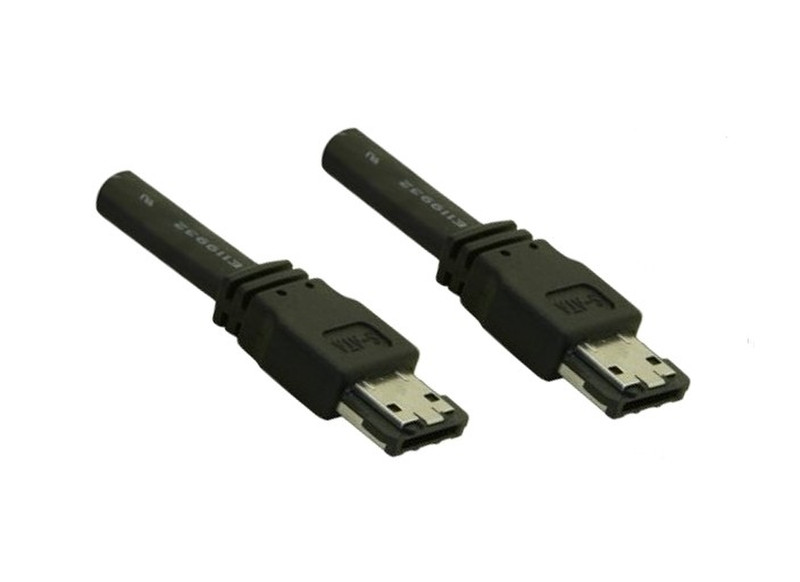 DINIC S-ATA-EX-1DI 1m Black SATA cable
