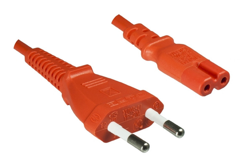DINIC CB-8-OR-DI 1.8м CEE7/16 Оранжевый кабель питания