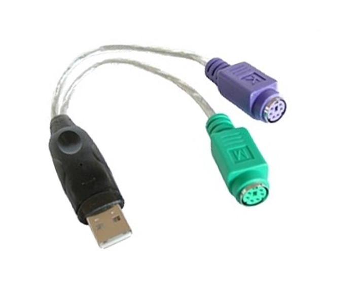 DINIC USB-PS2 кабельный разъем/переходник