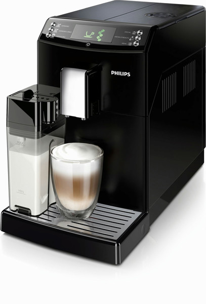 Philips 3100 series HD8834/01 Отдельностоящий Автоматическая Машина для эспрессо 1.8л Черный кофеварка