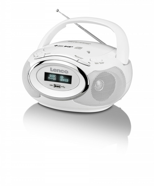 Lenco SCD-99 DAB+ Personal CD player Белый
