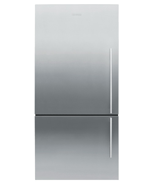 Fisher & Paykel E522BLXFD4 freestanding 352L 121L A+ Silver fridge-freezer