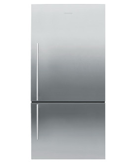 Fisher & Paykel E522BRXFD4 freestanding 352L 121L A+ Silver fridge-freezer