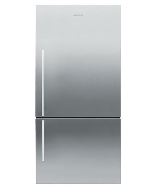 Fisher & Paykel E522BRXFD4 freestanding 352L 121L A+ Silver fridge-freezer