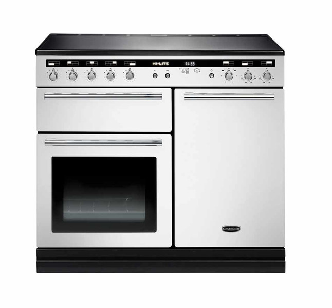 Rangemaster Hi-LITE 100 Freistehend Induktionskochfeld A Weiß