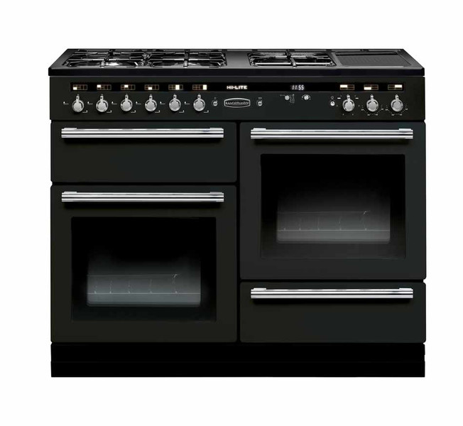 Rangemaster Hi-LITE 110 Отдельностоящий Combi hob A Черный