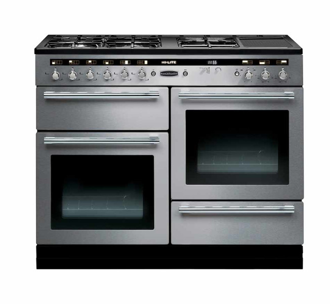 Rangemaster Hi-LITE 110 Freistehend Combi hob A Edelstahl