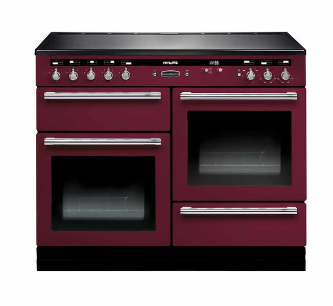 Rangemaster Hi-LITE 110 Freistehend Induktionskochfeld A Rot