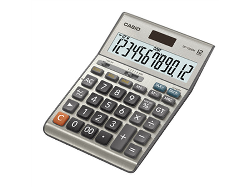 Casio DF-120BM Настольный Basic calculator Черный, Серый