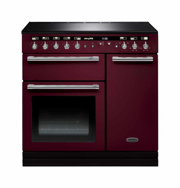 Rangemaster Hi-LITE 90 Freistehend Induktionskochfeld A Rot