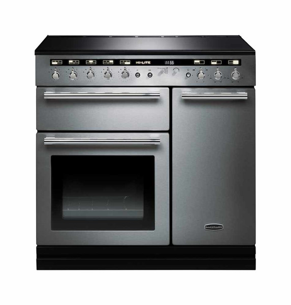 Rangemaster Hi-LITE 90 Freistehend Induktionskochfeld A Edelstahl