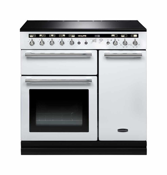 Rangemaster Hi-LITE 90 Freistehend Induktionskochfeld A Weiß