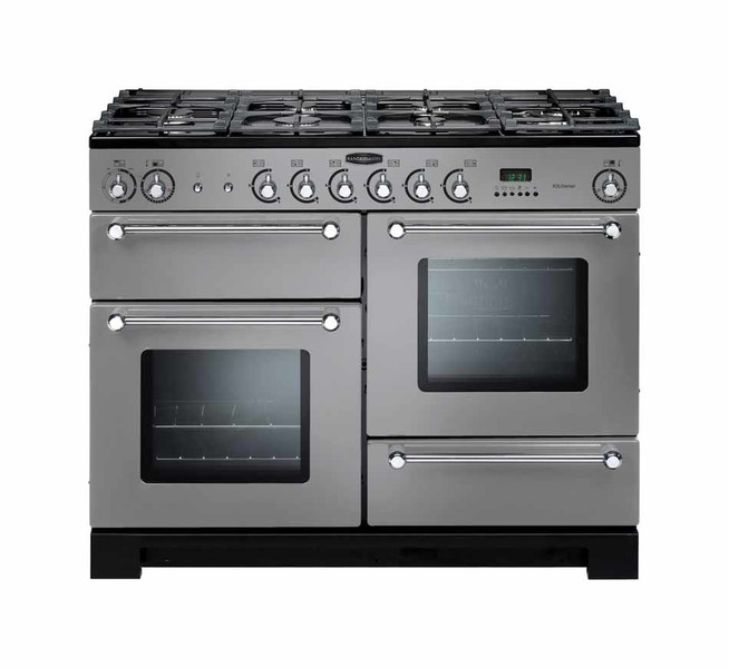 Rangemaster Kitchener 110 Freestanding Gas hob B Silver