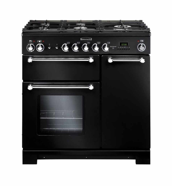 Rangemaster Kitchener 90 Отдельностоящий Gas hob A Черный