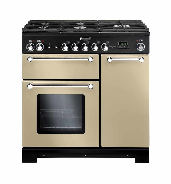 Rangemaster Kitchener 90 Отдельностоящий Gas hob A Кремовый